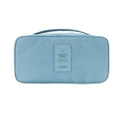 Дорожная сумка для нижнего белья 6 отделений голубая (уценка) (4479/5)