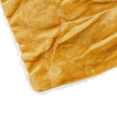 Двухслойное утепленное флисовое одеяло (4672)