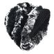 Меховая женская шапка Герда, черно-серая (4650) фото 5 из 7