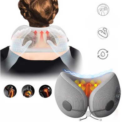 Массажная подушка для шеи с подогревом (4987)