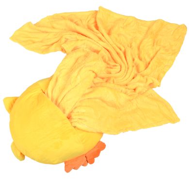 Игрушка-подушка с пледом Сова 3 в 1, желтый (4742)