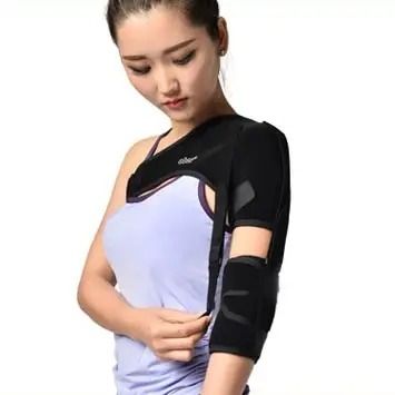 Поддерживающий бандаж для фиксации плечевого сустава, на левую руку (4817)