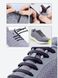 Силиконовые шнурки без завязок, черный (4757) фото 2 из 3