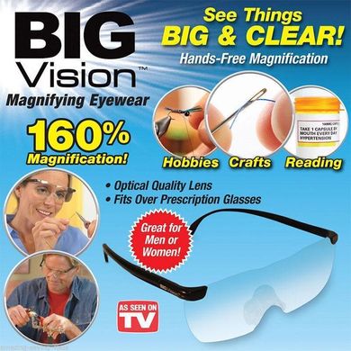 Увеличительные очки Big Vision увеличивают на 160% (4136)