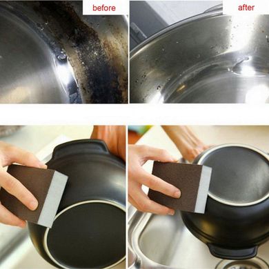 Чудо-губка для чистки сковородок и кастрюль (4395)