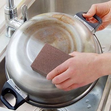 Чудо-губка для чистки сковородок и кастрюль (4395)
