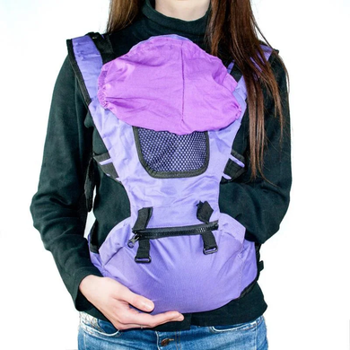 Рюкзак-кенгуру для переноски детей фиолетовый (4195)