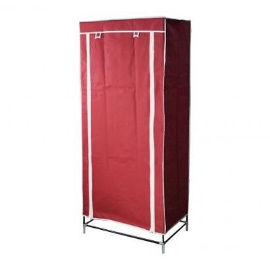 Шкаф тканевый для одежды Бордовый (D704)